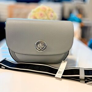 Brand new Marc Jacobs Gray Crossbody Bag with Minimalist Design